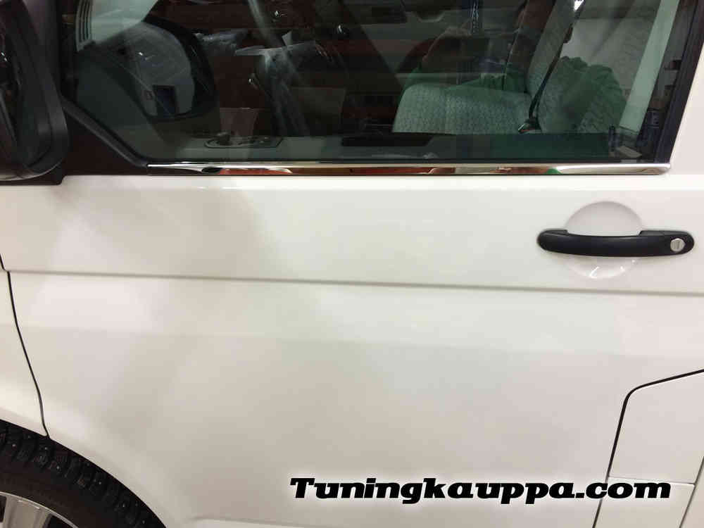 VW Transporter T5 GP, Omtec ikkunoiden kromilistat *poistotarjous!*