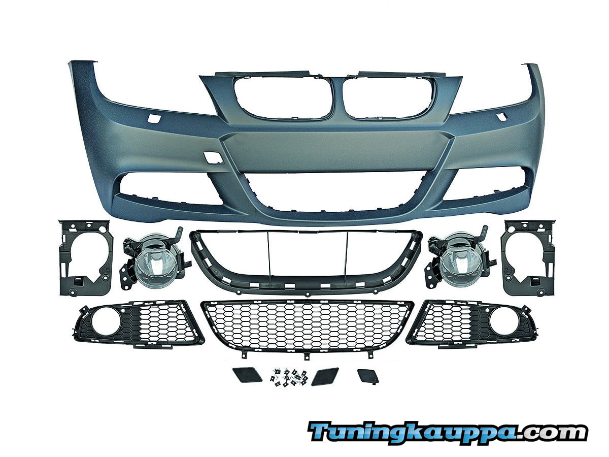 BMW E90 / E91 LCI, M-Look etupuskuri SRA (sis. sumuvalot)