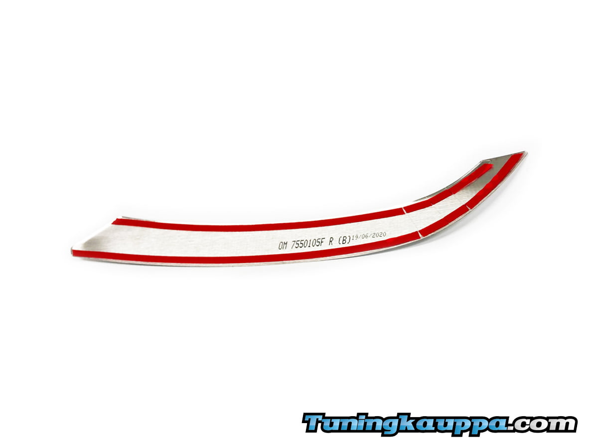 VW Transporter T6.1, Omtec ajovalojen kromilistat