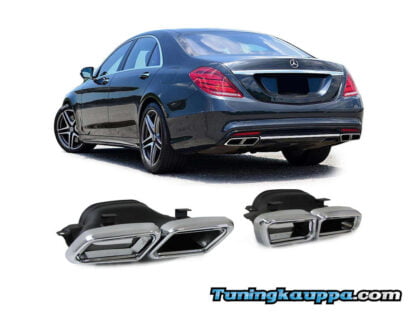 MB W212, AMG-Look pakoputken ulostulot