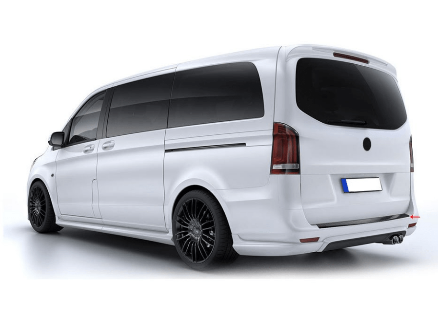 MB Vito W447 takapuskurin suojalista (aito hiilikuitu)