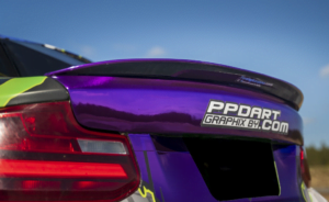 BMW F22 kiiltävän musta M-performance -look takaspoileri (Keski-Korpi Drift Edition)