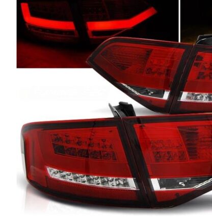 Audi A4 B8 8K punaiset LED takavalot