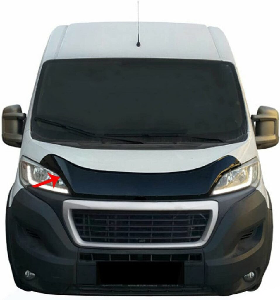 Becquet De Toit (spoiler) Pour Citroën Jumper / Fiat Ducato / Peugeot Boxer / Opel Movano (2003-) - Hauteur H2, En PU Non Peint