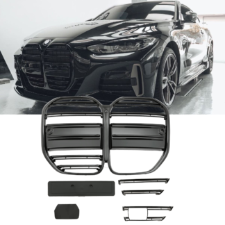 Bmw G22 / G23 kiiltävän mustat M -look munuaiset