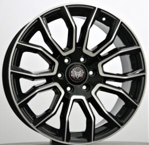 MB Sprinter & Vw Crafter, 20" kesärengassarja Wolfrace Evoke Black Polished vanteilla