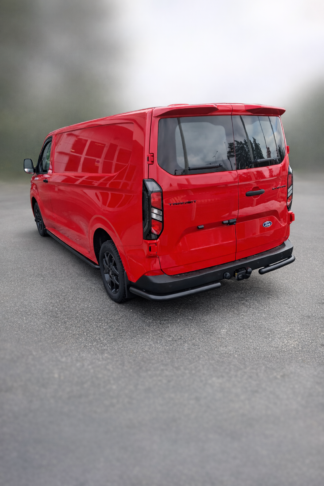 Ford Transit Custom / Vw Transporter T7 (2024->) mustat takapuskurin kulmaputket