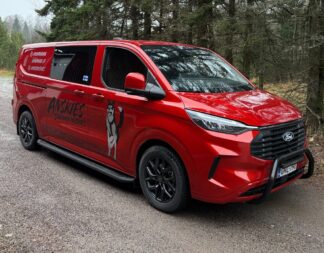 Ford Transit Custom musta valorauta (Metec) 2024->