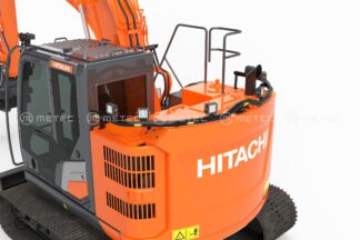 Hitachi ZX135US-7 RST- varuste/valorauta äärivaloilla punttiin (musta)
