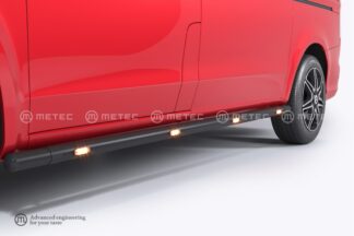 MB Vito W447 (2014->) musta led kylkiputket (A3) Metec