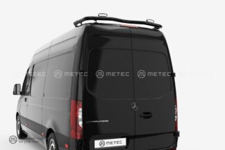 MB Sprinter musta takaputki valorauta
