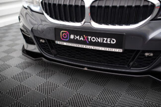 Bmw G20/G21 (2019-2022) M-Sport kiiltävän musta etuspoileri Maxton Design V.2