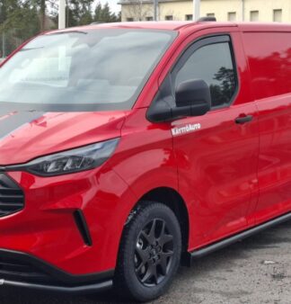 Ford Transit Custom 2024-> / Vw Transporter T7 2025- sivulasien tuuliohjaimet