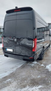 MB Sprinter musta takaspoileri rear spoiler