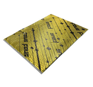 FOUR SOLO-BaseMat 4,5 MM 500*370 Alumiini / butyyli vaimennusmatto