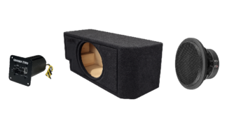 Bassopaketti Traxter-koppimönkijään BRP & DFK hytteihin – Elementti + Vahvistin + Kotelo