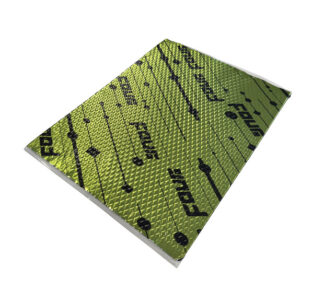 FOUR S1-BaseMat 2,0 MM 500*370 Alumiini / butyyli vaimennusmatto