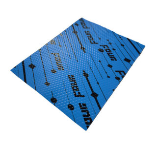 FOUR S3-BaseMat 3,0 MM 500*370 Alumiini / butyyli vaimennusmatto