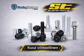 Pyöränpultti, suorakartio M12x1,5 45mm (10 kpl)