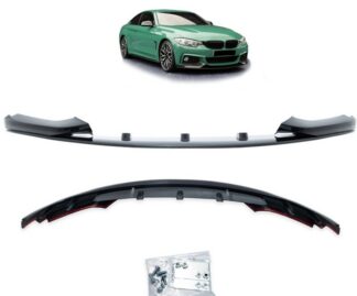Bmw F32 F33 etuspoileri M performance kiiltävä musta