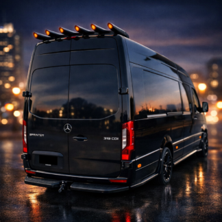 MB Sprinter Wkustomz spoileriputket musta