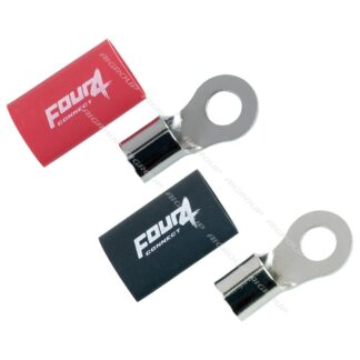 FOUR Connect M8 rengasliitin 20mm² – punainen + musta