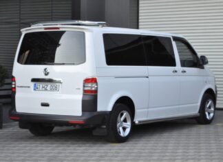 Vw Transporter työvaloteline ledeillä