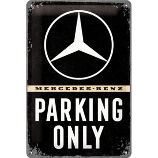 Mercedes-Benz Parking Only metallikyltti 20 x 30 cm