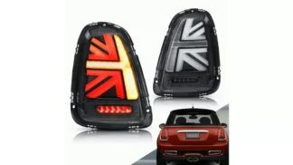 MINI Hatchback / Cabrio Union Jack LED-takavalot Smoke 2006–2014