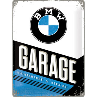 BMW Garage metallikyltti 30 × 40 cm