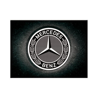 Mercedes-Benz Logo Black magneetti 6 × 8 cm