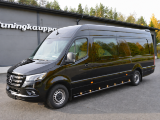 MB Sprinter W907 2018– L3/L4 kylkiputket äärivaloilla – puolikiiltävä musta