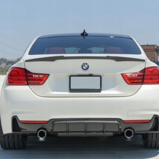 BMW 4-sarja F32 Coupe Performance look -diffuusori ja takaspoileri, lasikuitu