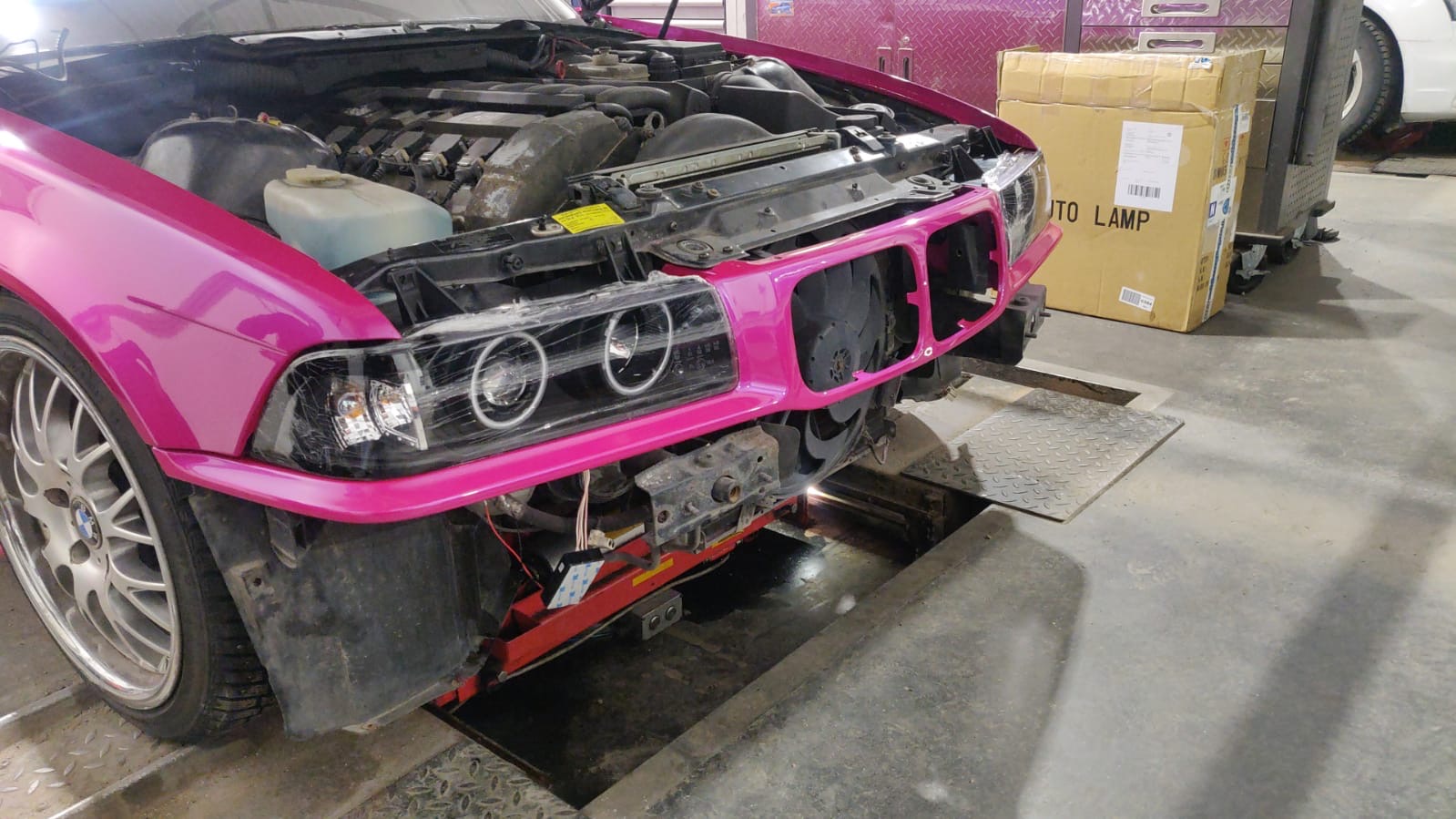 BMW E36 Sedan / Touring, CCFL Angel Eyes ajovalot (tumma) photo review