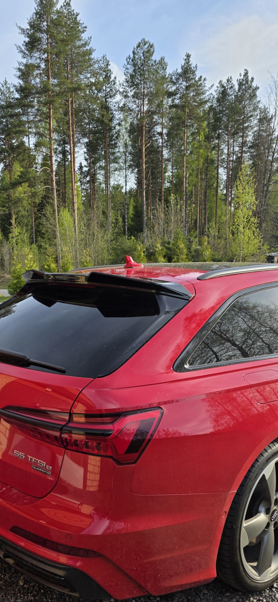 Audi A6 C8 Avant (2018->) Maxton Design takaspoileri photo review